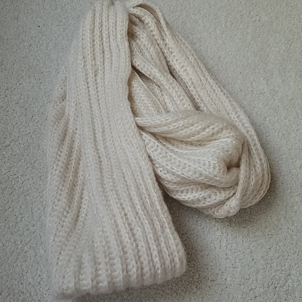Sold.  3 for $30. Lauren Conrad ivory loop scarf. - Picture 5 of 5
